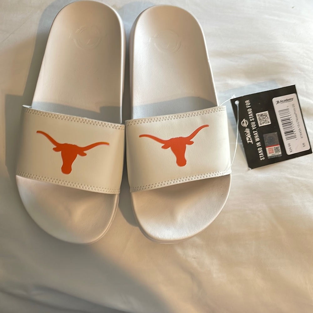 ISlide ladies texas longhorn slip-ons